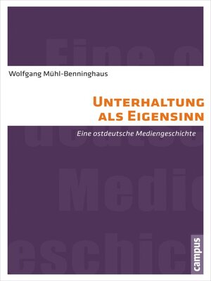 cover image of Unterhaltung als Eigensinn